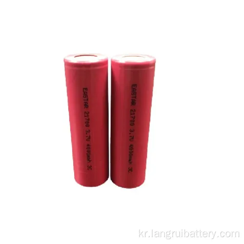 21700 Li -ion NMC 배터리 셀 -3.7V, 4800mAh